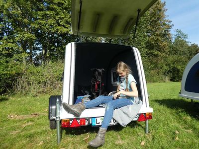 tierfreundlicher Caravan