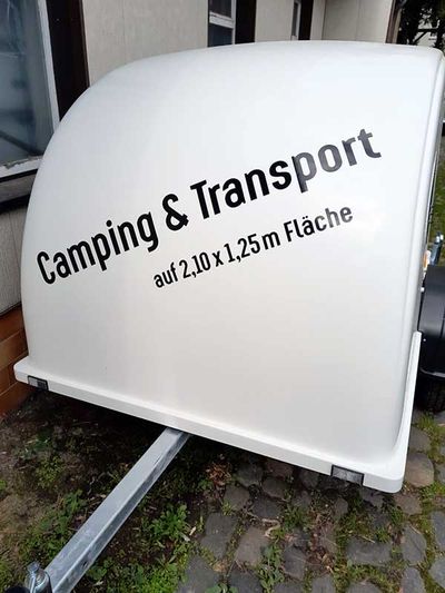 Kleox Mini Anhänger für Camping und Transport
