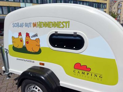 Kleinstwohnwagen mit individueller Folierung