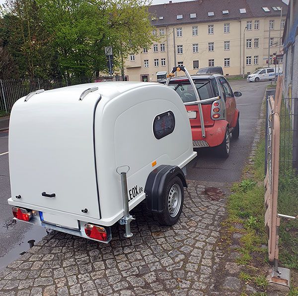 Anhänger (Transport und Wohnwagen) für Smart, Lupo, Fiat500 und mehr