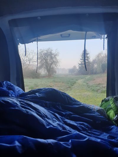 Blick aus dem Kleox Mini Camper