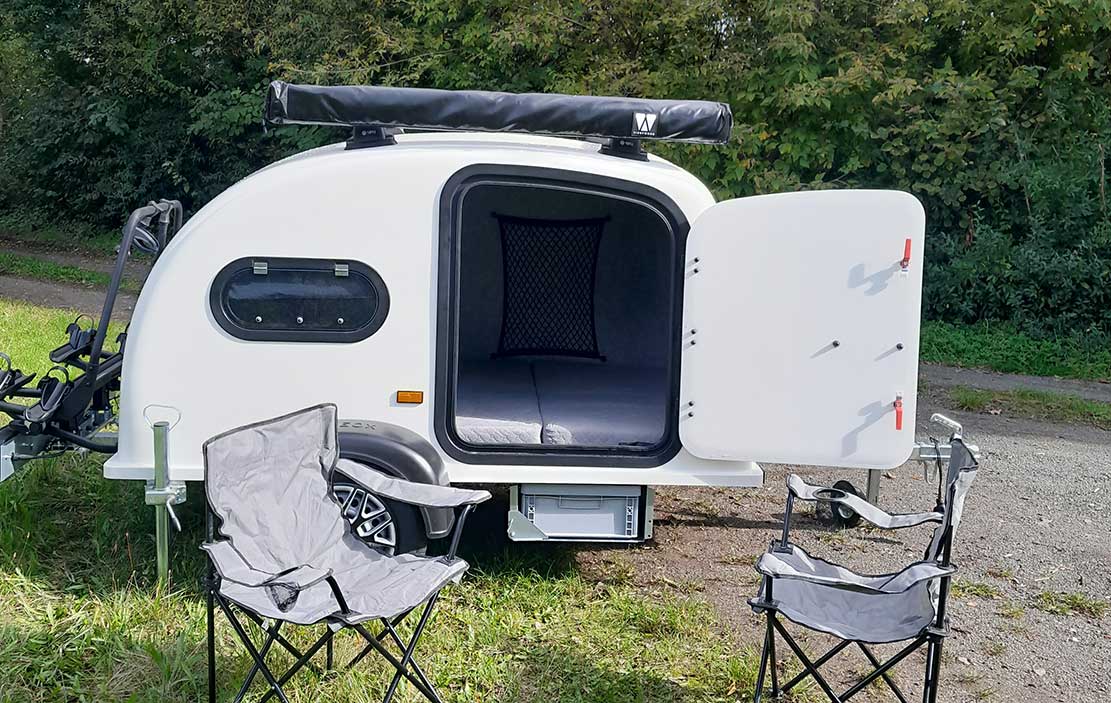 Mini Wohnwagen, Teardrop Wohnwagen, Teardrop Anhänger, Mini Camper Mini Wohnwagen, Teardrop Wohnwagen, Teardrop Anhänger, Mini Camper